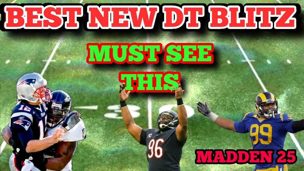 NEW GREATEST BLITZ IN MADDEN 25! DT A GAP PLUS BEST COVERAGE IN THE GAME. MUST WATCH VIDEO!🔥🔥🔥