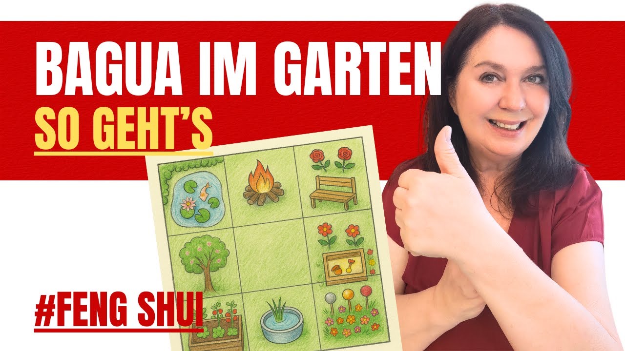 Garten Bagua einfach erklärt - mehr Energie und Hamonie #Feng Shui