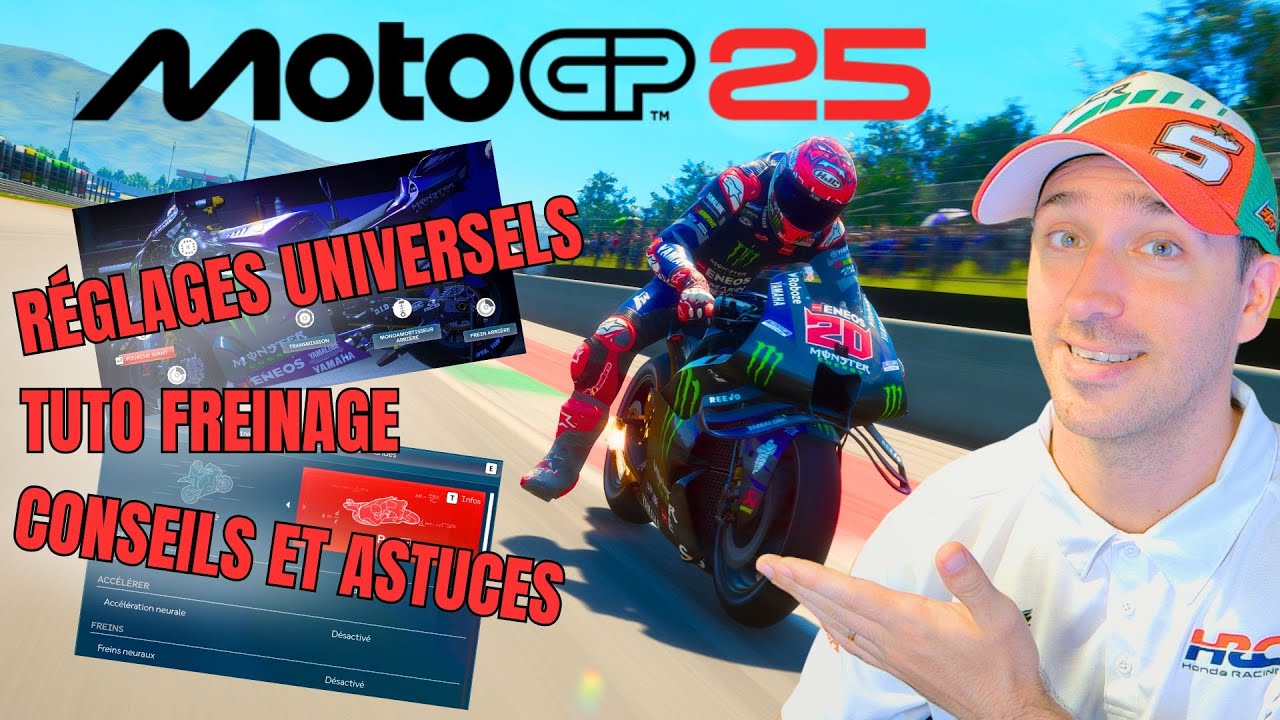 MOTOGP 25 | RÉGLAGES UNIVERSELS | CONSEILS | TUTO FREINAGE