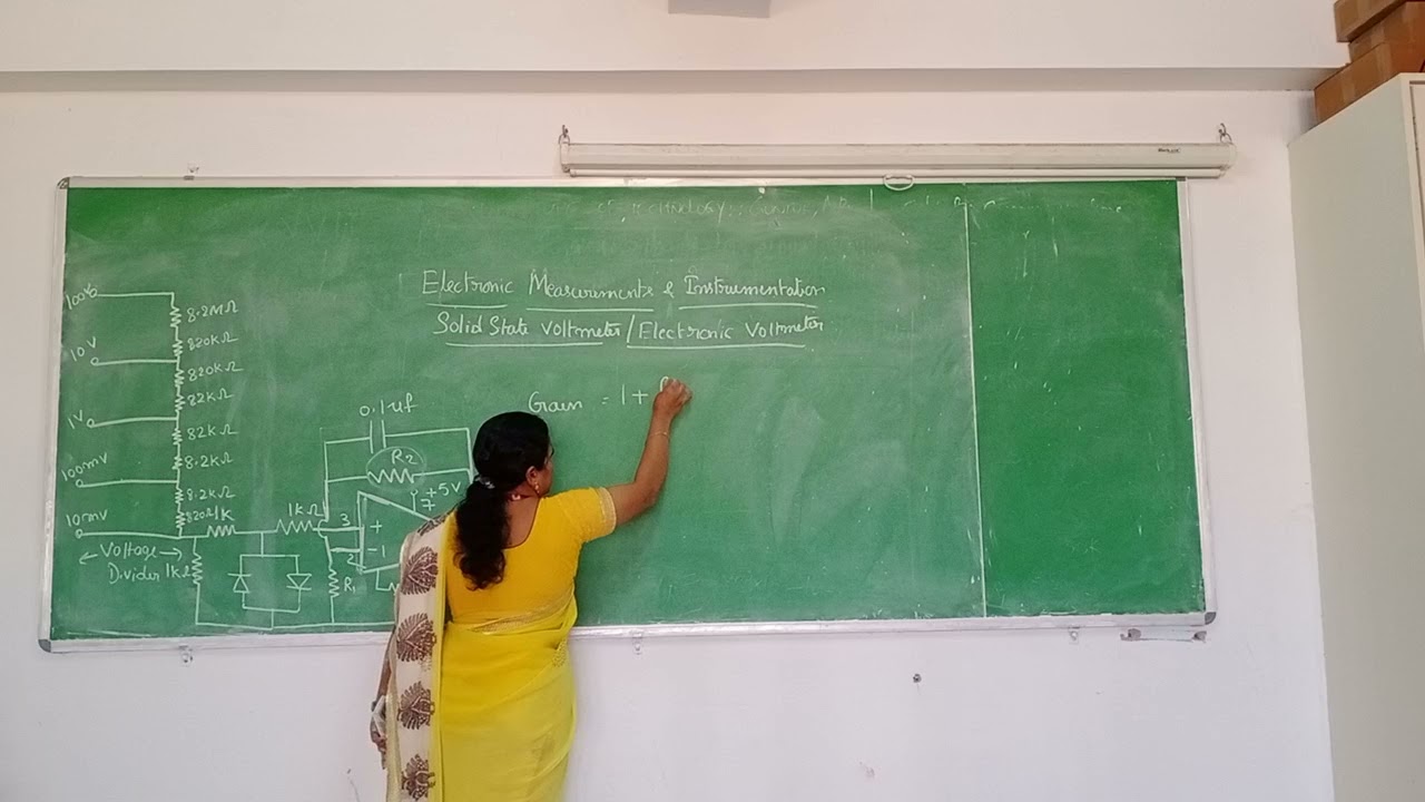 EMI Lec 1 8 Solid state volt meter,Differential volt meter,AC Volt meter for IV ECE by Smt Sk Mastan