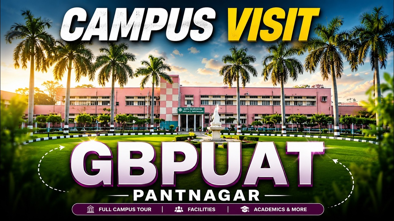 GBPUAT Campus tour 2026 || College of Agriculture || Must Watch 🔥|| TOP AGRICULTURE UNIVERSITY