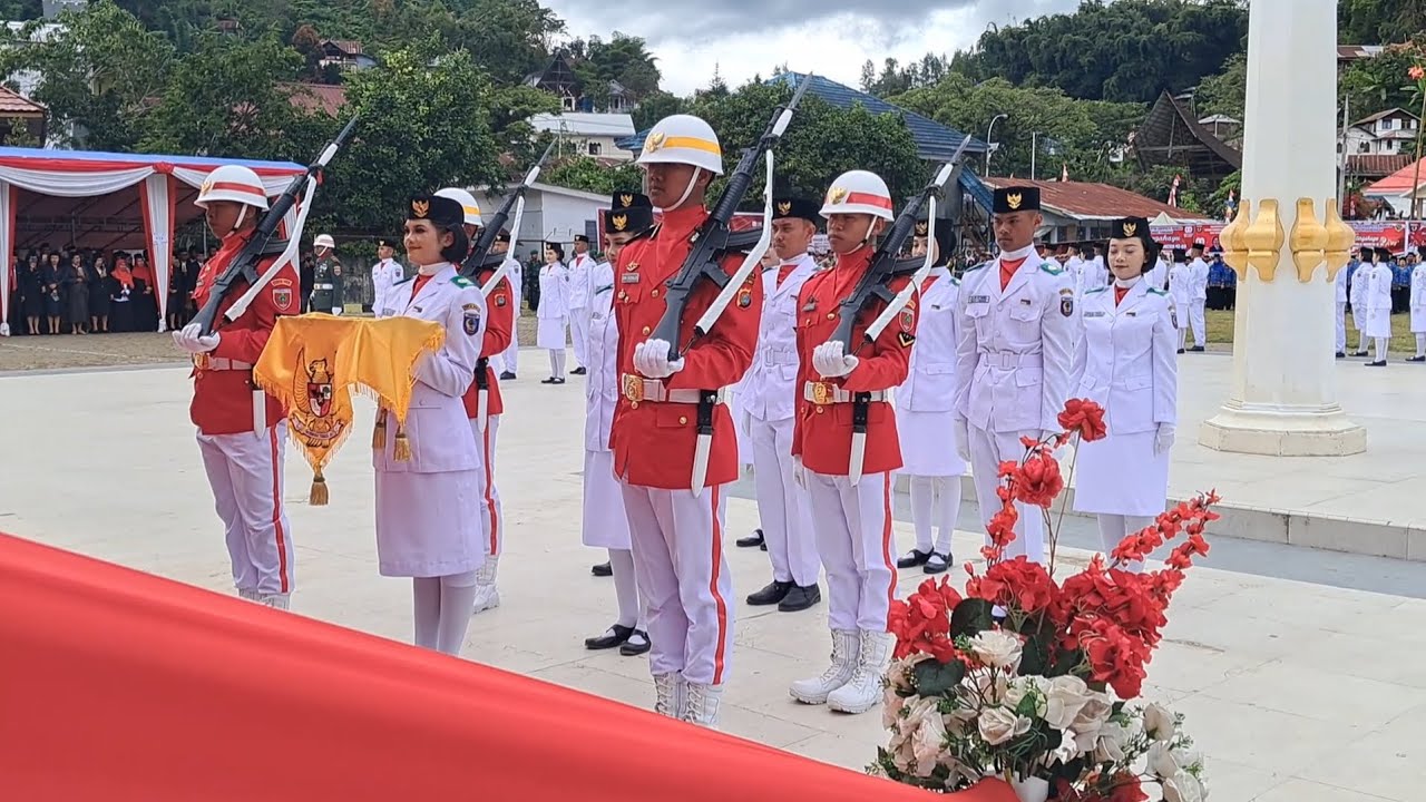 AKSI LENGKAP PASKIBRA KAB. MAMASA 2025 (PENAIKAN BENDERA)