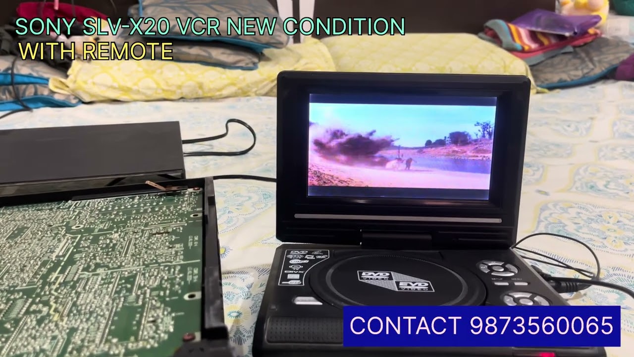 SONY SLV-X20 VCR NEW CONDITION WITH REMOTE FOR SALE CONTACT 9873560065