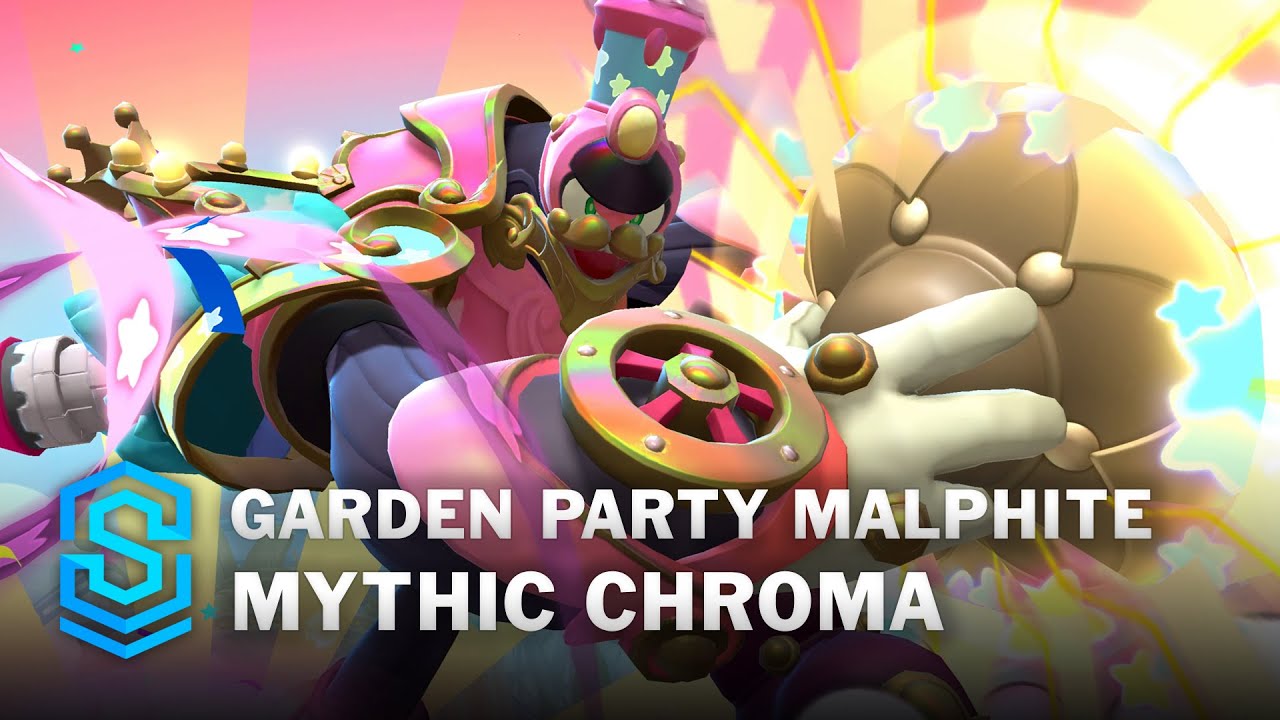 Garden Party Malphite Mythic Chroma Wild Rift Skin Spotlight