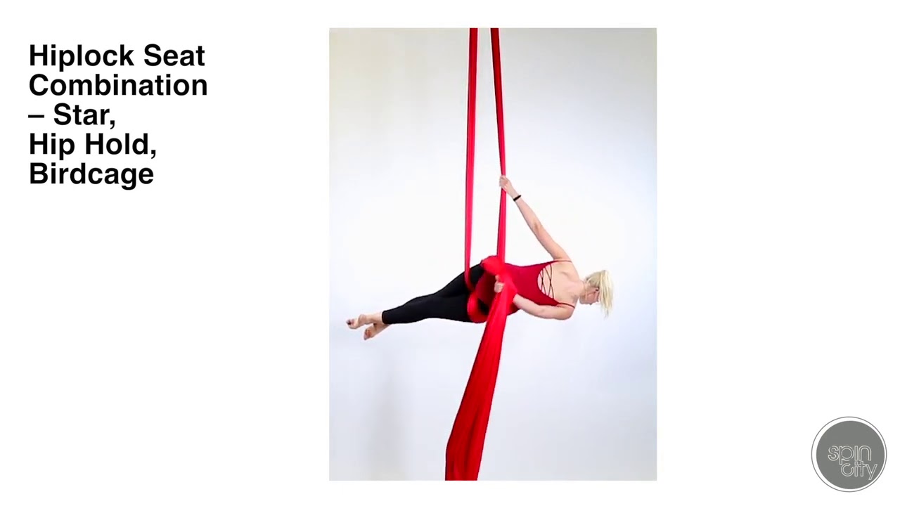 Spin City Aerial Silks Hiplock Skills Course Sample Video