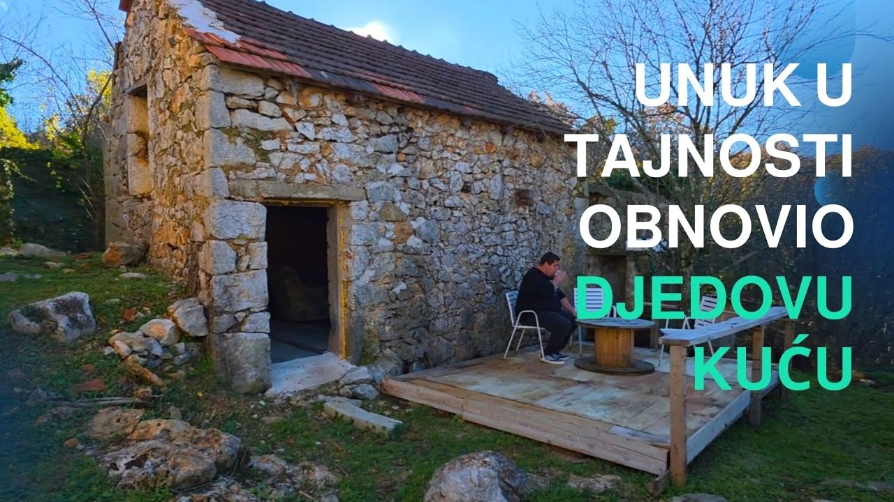 Dirljiva priča iz Ljutog Doca: Unuk u tajnosti obnovio napuštenu djedovu kuću, te rasplakao djeda