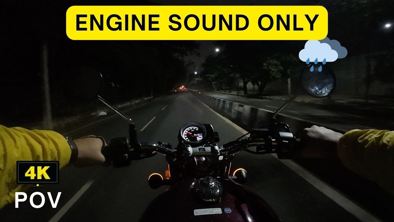 Rainy Night Ride | Honda H'ness CB350 | Bangalore