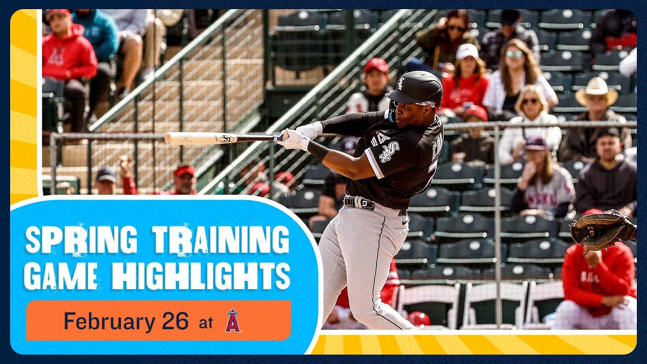 HIGHLIGHTS: White Sox take on Angels in their second Spring Training game (2.26.23)