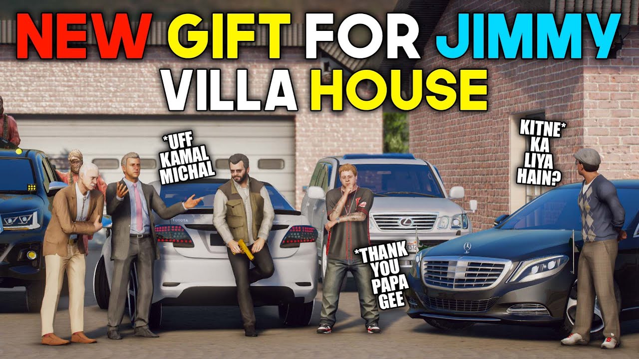 GANGSTER SERIES #36 | MICHAEL GIFTED NEW HOUSE TO JIMMY | TOYOTA COROLLA ALTIS 1.6 | GTA 5 PAKISTAN