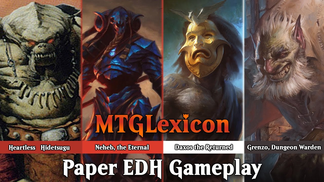 Commander/EDH Gameplay | S4E11.5 Hidetsugu VS Neheb (HOU) VS Daxos (C15) VS Grenzo (CNS) | Paper MTG