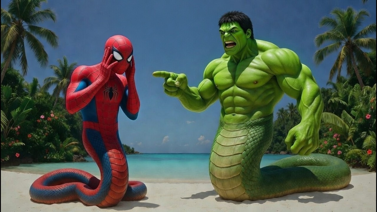 🐍 SPIDER-Snake vs HULK-Snake: The Ultimate World Tour Final (Race: Dinosaurs, Pegasi, Tigers)