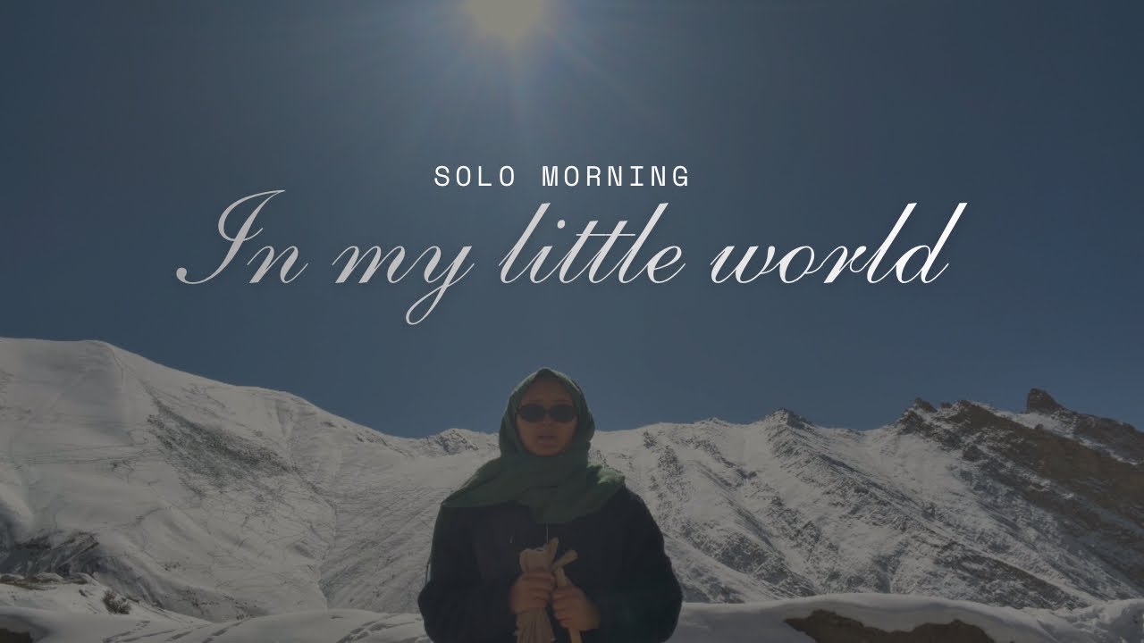 Living alone in the mountains 🗻| My simple morning