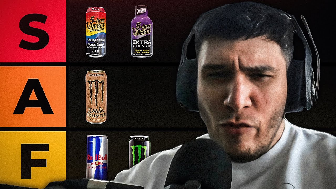 TRAIN'S ENERGY DRINK TIER LIST