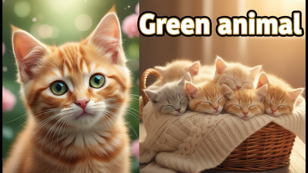 A gentle melody rises from the tiny paws and innocent eyes of little kittens… 🐱
