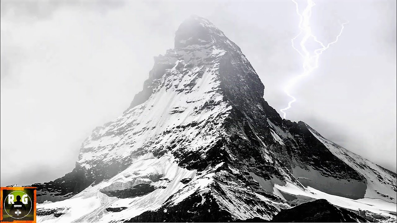 Thunderstorm Sounds (NO RAIN) | Lightning and Thunder Sound Effects, Howling Wind | Sleep, Relax
