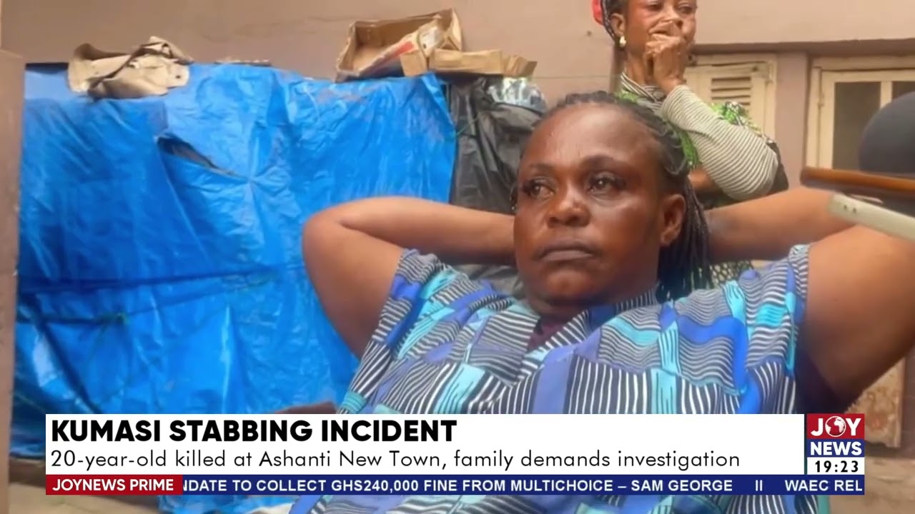 Kumasi stabbing incident: 20-year-old killed at Ashanti New Town, family demands investigation.