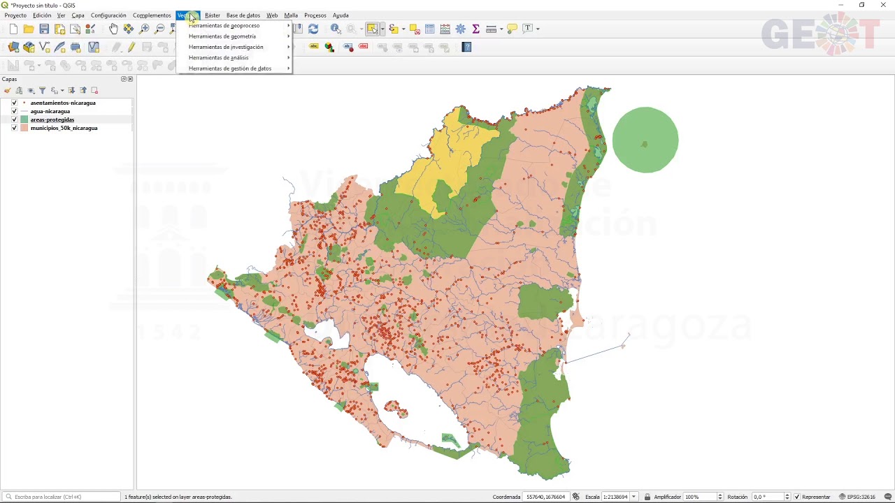 QGIS 3.x - SELECCIÓN POR LOCALIZACION