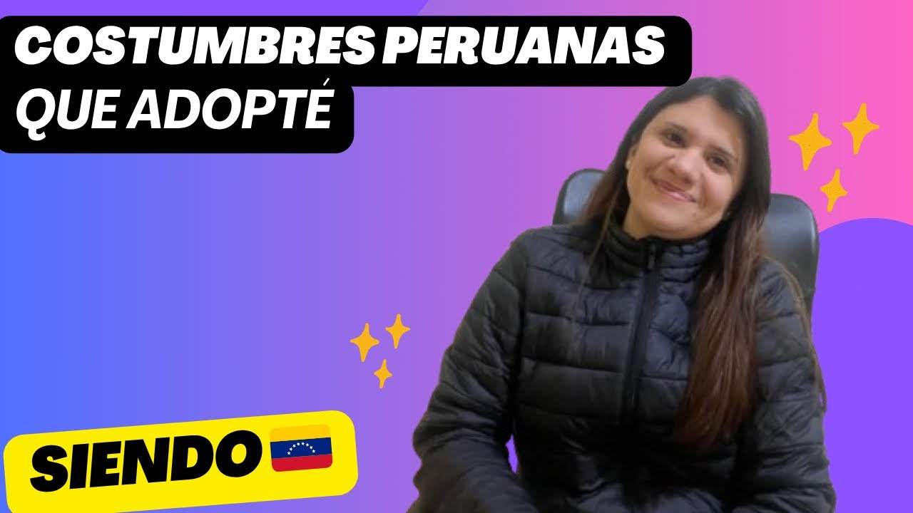 COSTUMBRES PERUANAS 🇵🇪 QUE HE ADOPTADO SIENDO🇻🇪 #venezolanosenperu