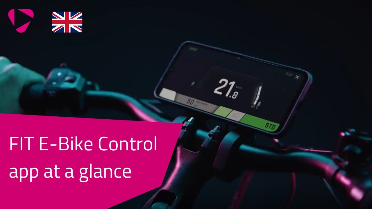 FIT E-Bike Control app: All functions at a glance