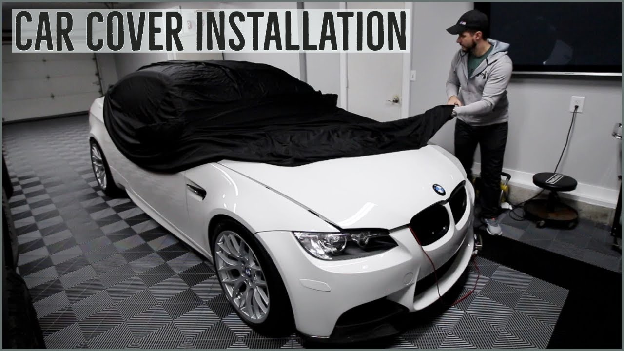 Installing Covercraft CAR COVER on my BMW E92 M3