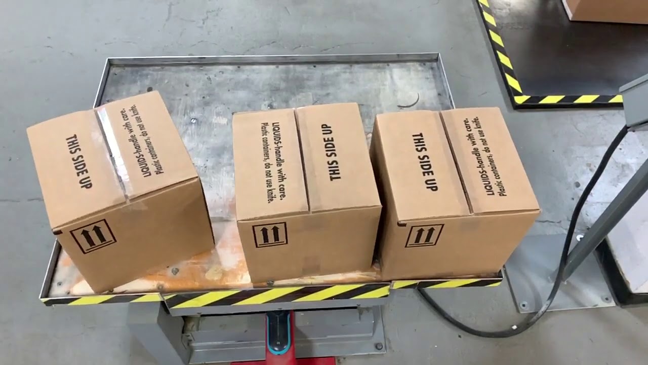 Vibration Table Top Package Testing