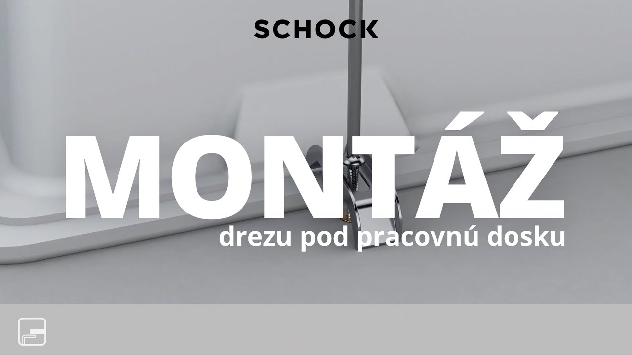 #Schock montáž drezu pod pracovnú dosku