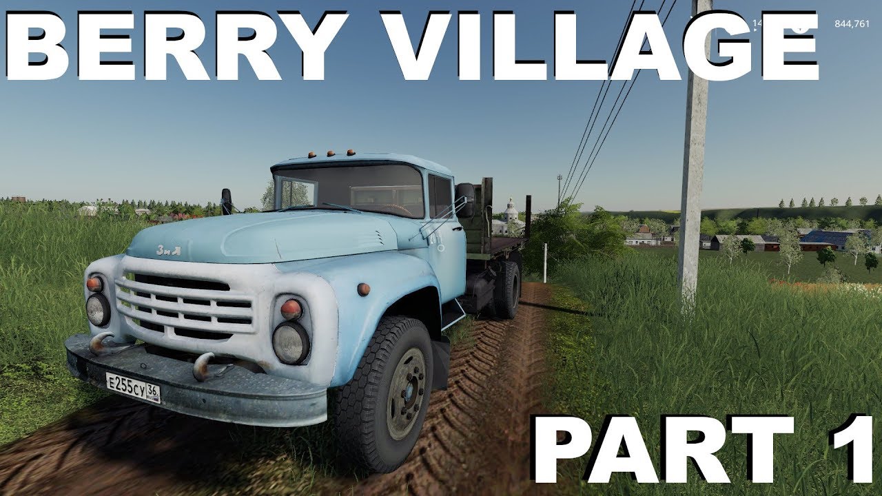 Berry Village Village Yagodnoe Farming Simulator 19 Russian Farming Modded