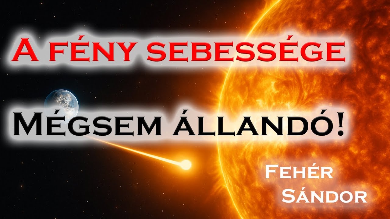 A fény sebessége mégsem állandó!