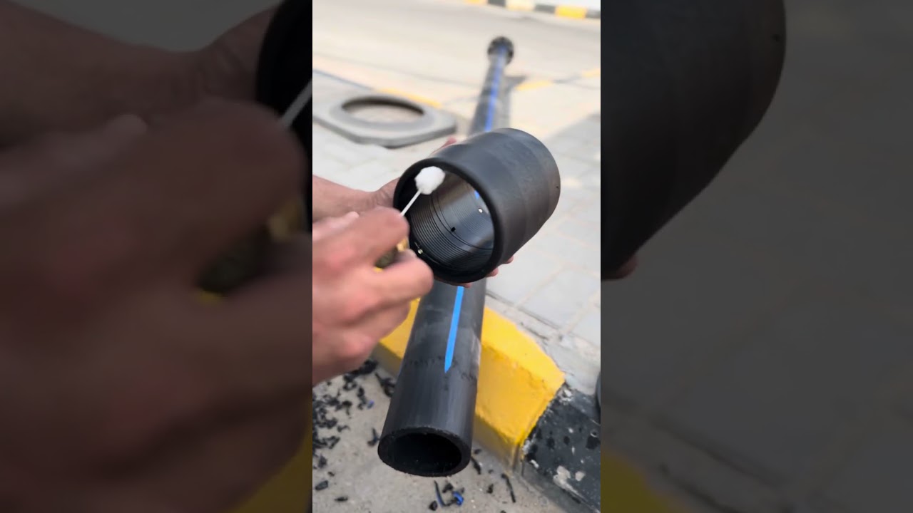 طريقة لحام ماسوره HDB  بطريقة سهلة وبسيطة
