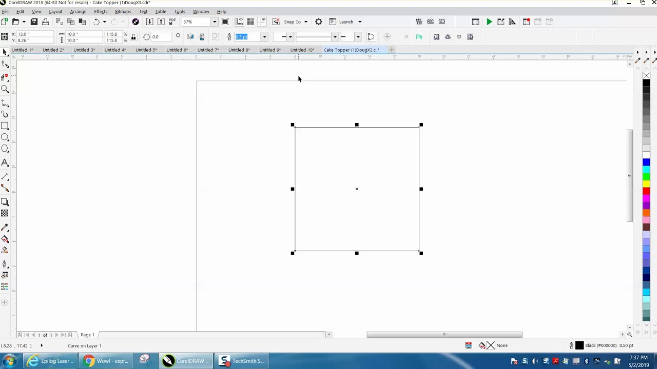 Советы и рекомендации по Corel Draw: изменение формы на квадратную или прямоугольную