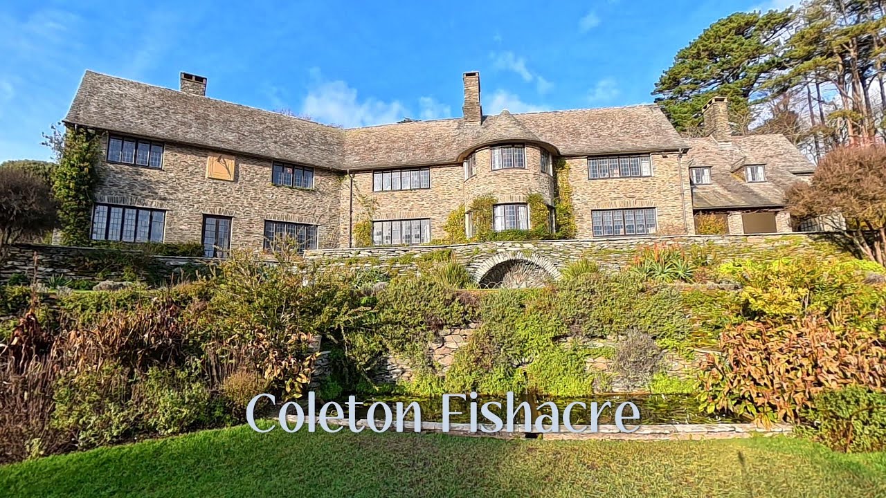 Visiting Coleton Fishacre an Art Deco National Trust  Property located in Devon England