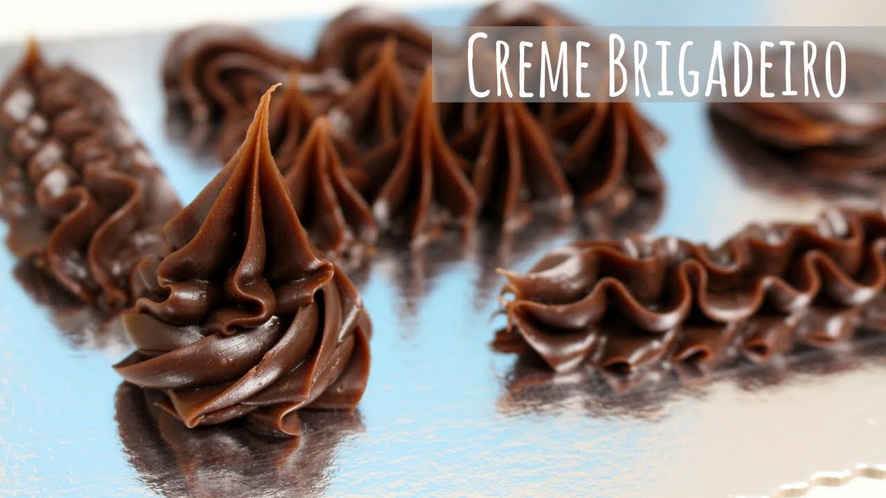 CREME DE BRIGADEIRO EM PONTO DE BICO - RECHEAR OU COBRIR BOLOS - CHEF LÉO OLIVEIRA