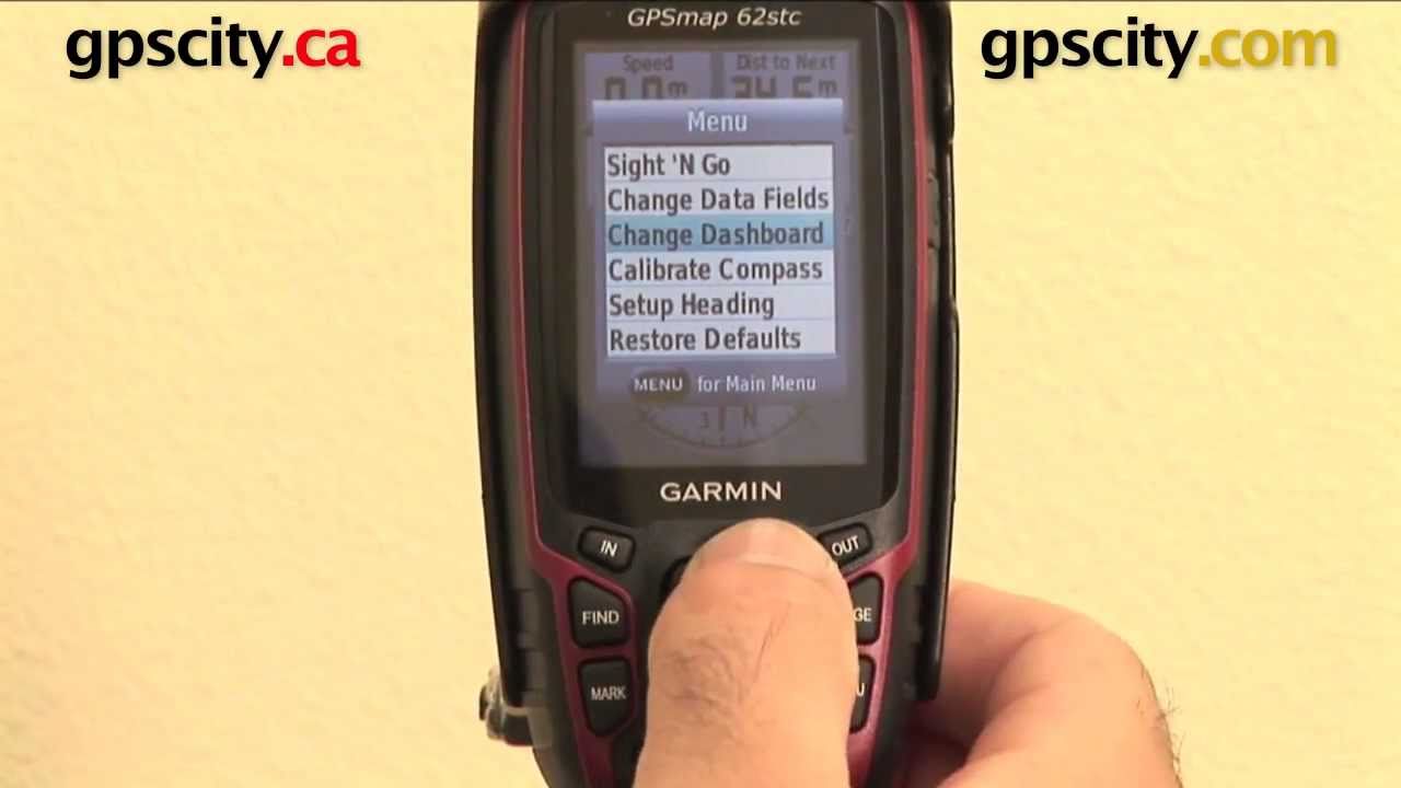 Garmin GPSMAP 62 Series: Compass Page @ gpscity.com