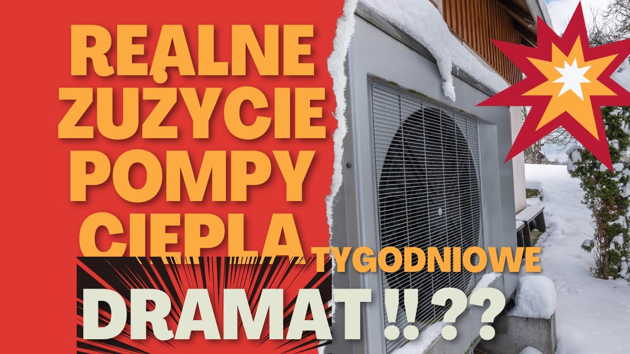 Tygodniowe zużycie pompy ciepła w Mróz ile zjadła pompa ciepła kWh prądu