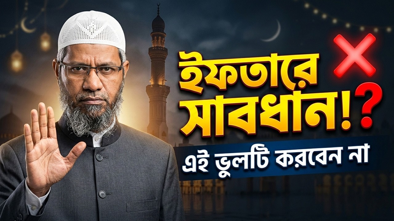 ইফতারের সময় এই ভুলটি করছেন না তো? সাবধান! — ড. জাকির নায়েক