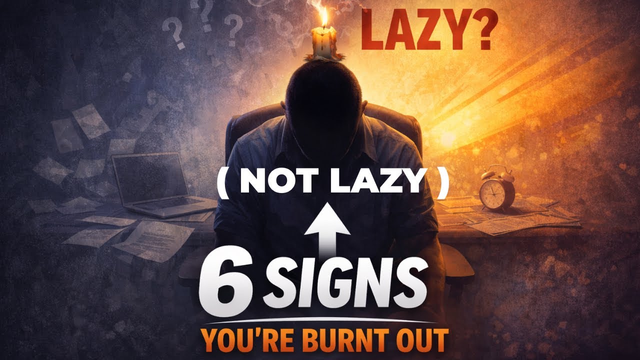 Burnout vs Laziness: 6 Signs You're Burnt Out (Not Lazy)