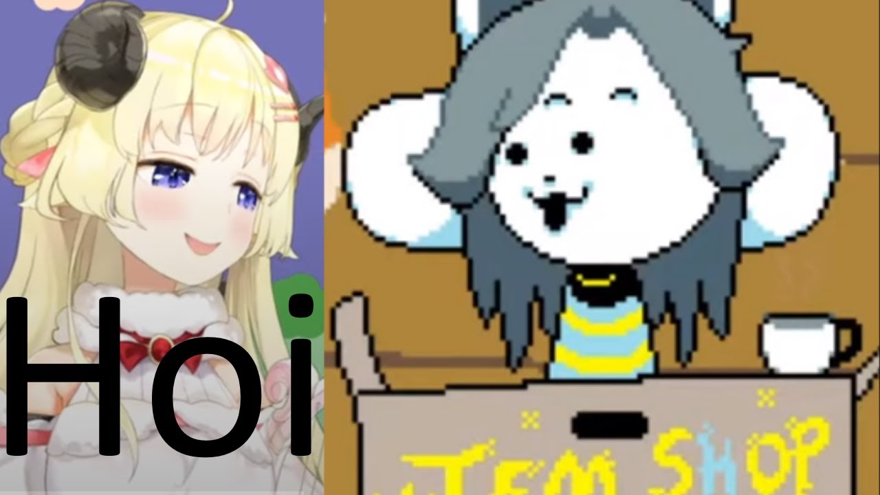 Watame Visits Temmie Village: Undertale Pacifist (Hololive) [English Subbed]