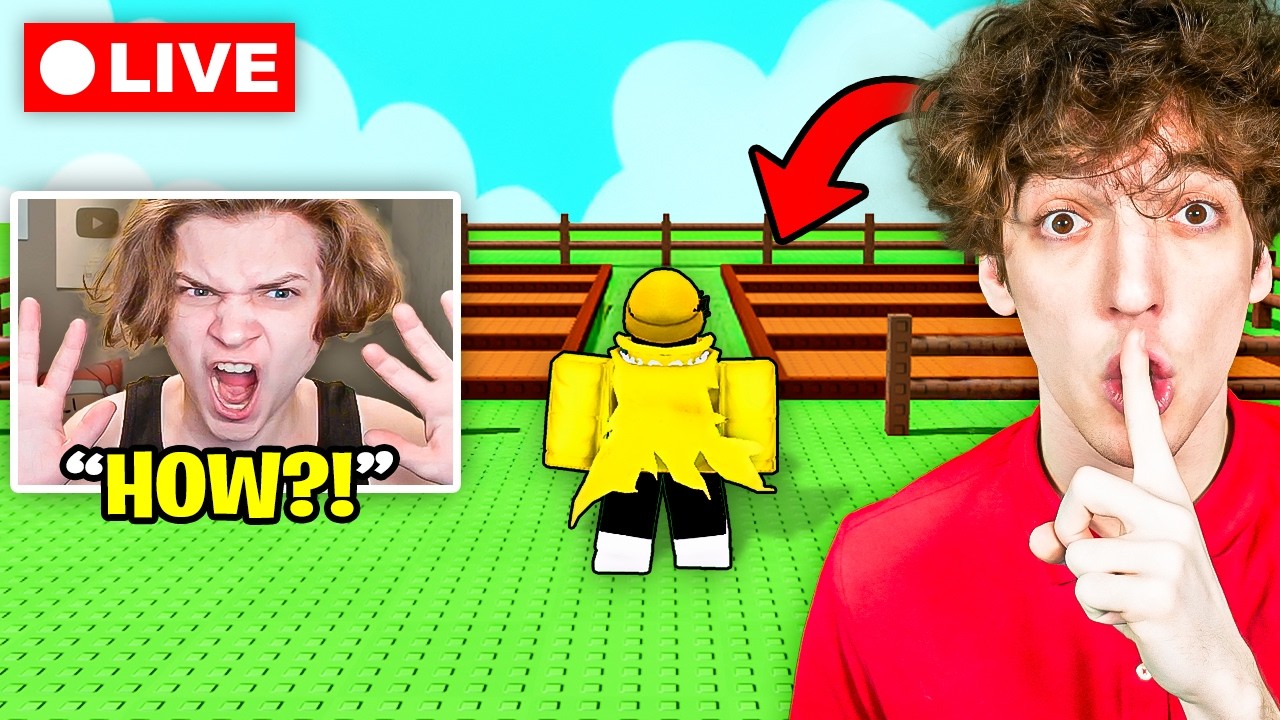 I Deleted YouTuber's Garden In REAL LIFE!!