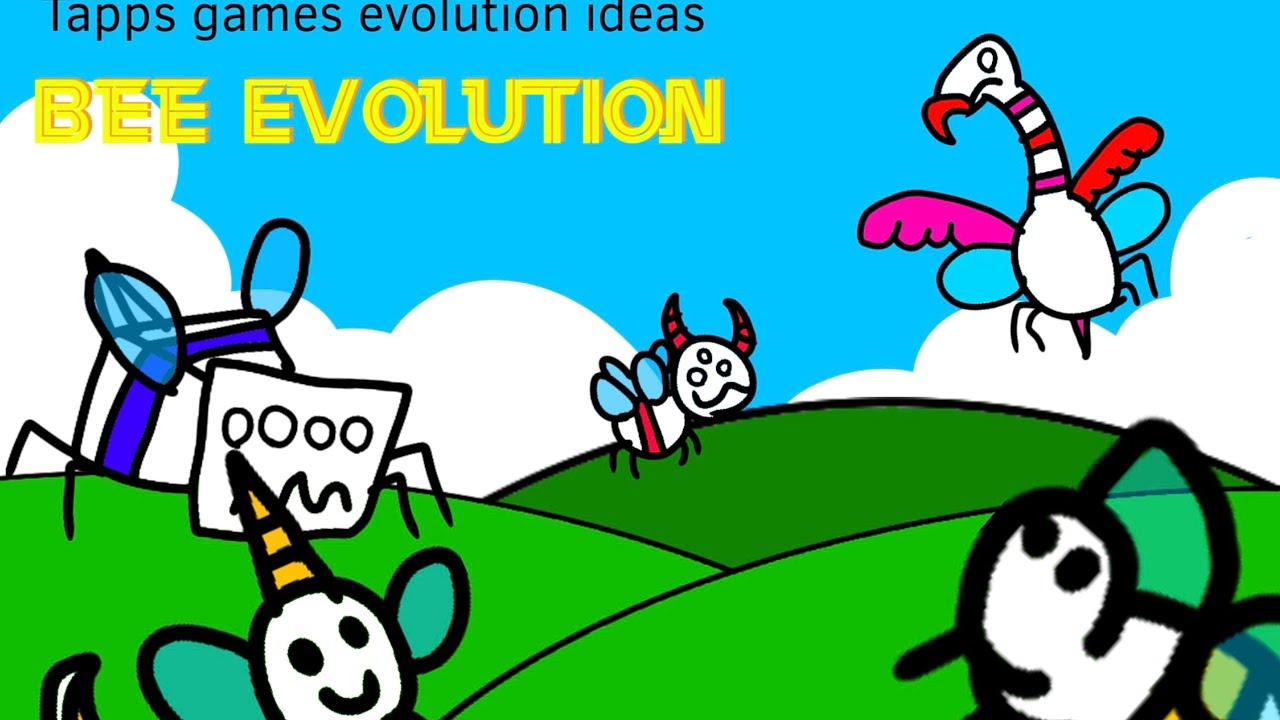 Tapps games evolution ideas: Bee Evolution