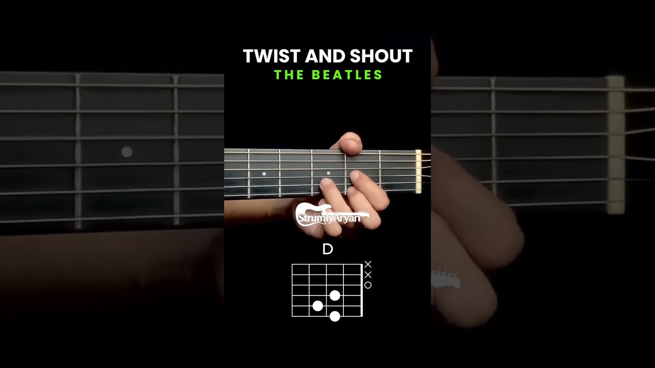 The Beatles - Twist And Shout Guitar Lesson #strumly #guitar #guitarlesson #guitartutorial