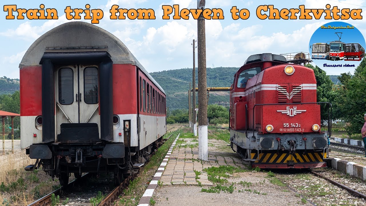 Train Trip from Pleven to Cherkvitsa 🇧🇬 | A ride along the Danube river🚂