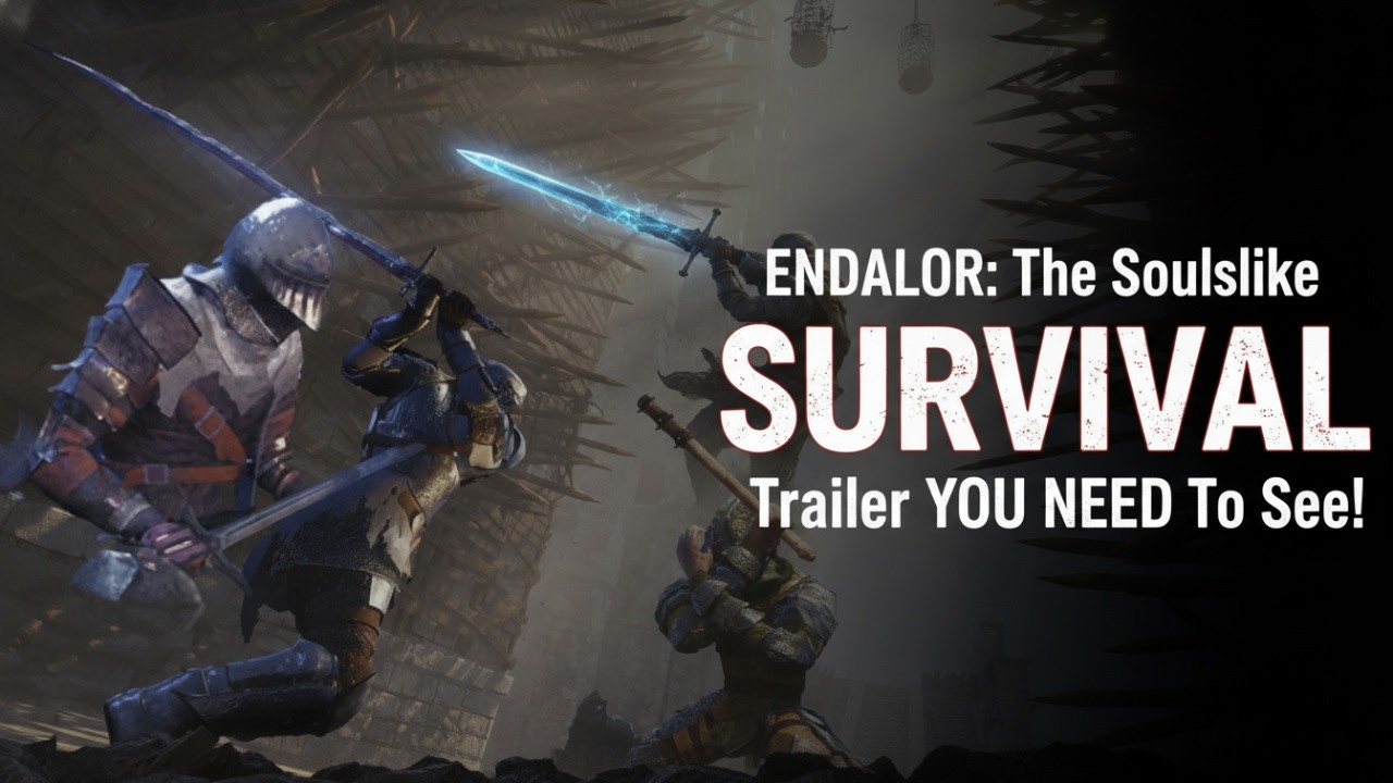 ENDALOR: Трейлер игры в жанре Soulslike Survival, который вы ОБЯЗАТЕЛЬНО должны увидеть!