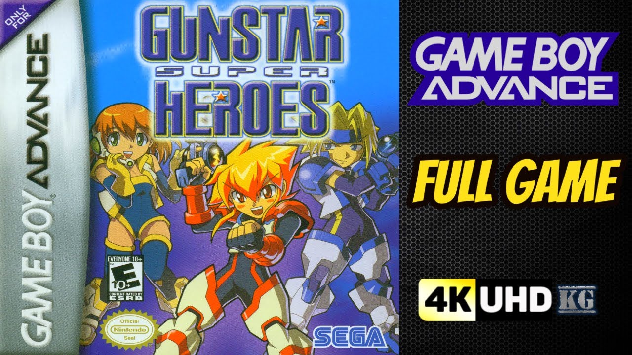 Gunstar Super Heroes | GBA | 4K60ᶠᵖˢ UHD🔴 | Gameplay Walkthrough Longplay Full Movie Game