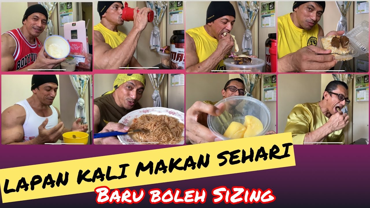 8 KALI MAKAN SEHARI 😆 BARU BOLEH SADO MCM SAZALI SAMAD