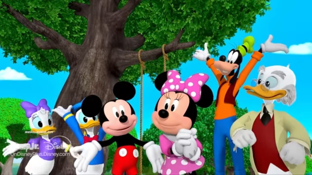 Mickey walking