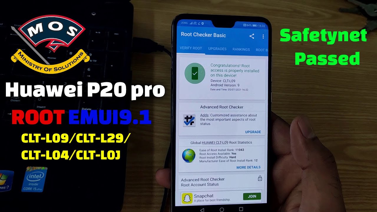 Поддерживается Huawei P20 Pro Root EMUI9.1 Safetynet (Mate 10 Pro/Honor Play/Honor 10/Nova 3)