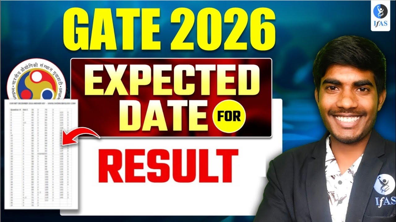 Expected Date For GATE 2026 Result 