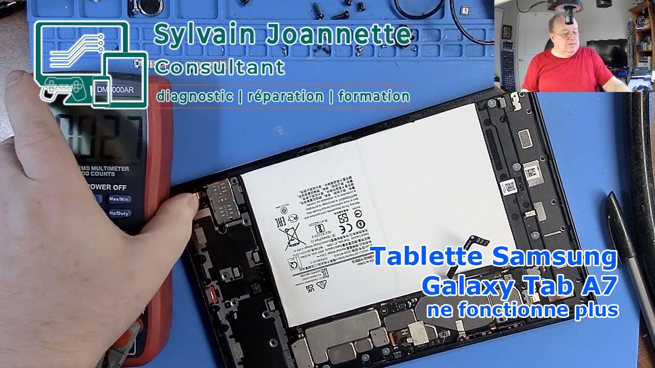 Tablette Samsung Galaxy Tab A7 - Autopsie | Sylvain Joannette Consultant