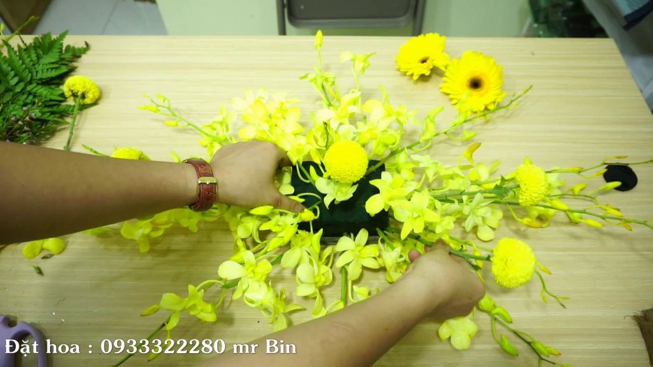 C&aacute;ch cắm dĩa hoa Oval LAN TH&Aacute;I V&Agrave;NG để b&agrave;n|Cắm hoa mở shop 21