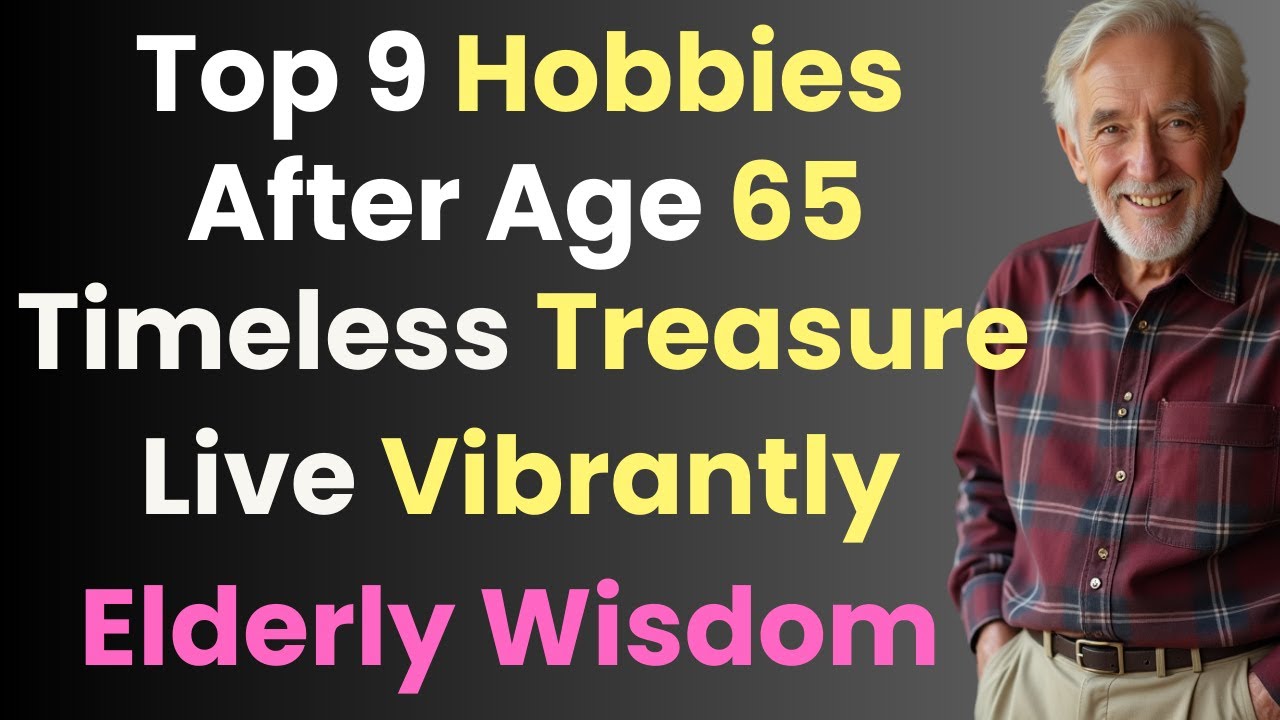 Top 9 Hobbies After Age 65 Stories | You Are a Timeless Treasure! Live Vibrantly Now! Elderly Wisdom